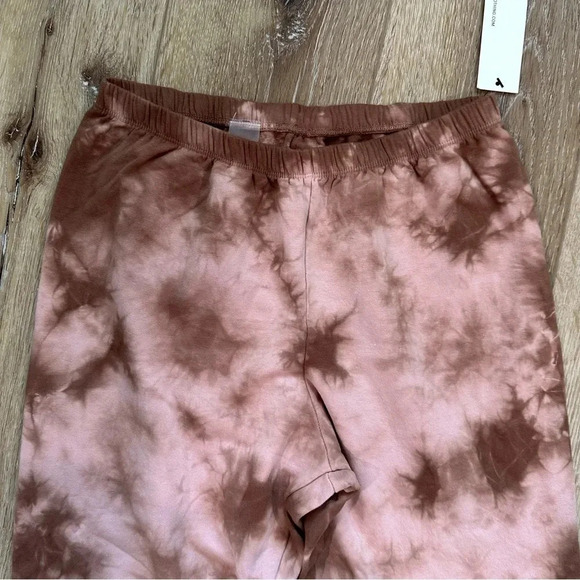 Lacausa Anthropologie Mauve Tie Dye Joggers Sz Small NWT - Picture 4 of 8